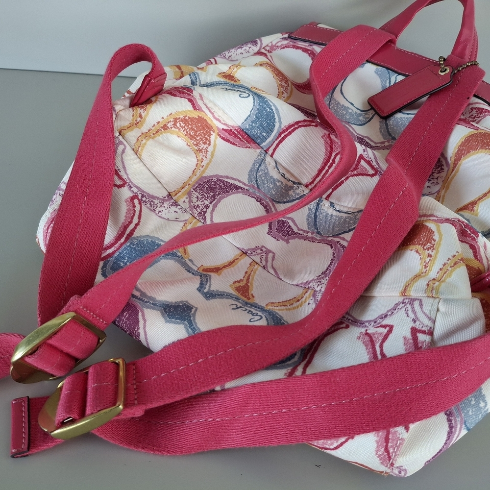 Coach Multicolor Backpack - Picture 14 of 15
